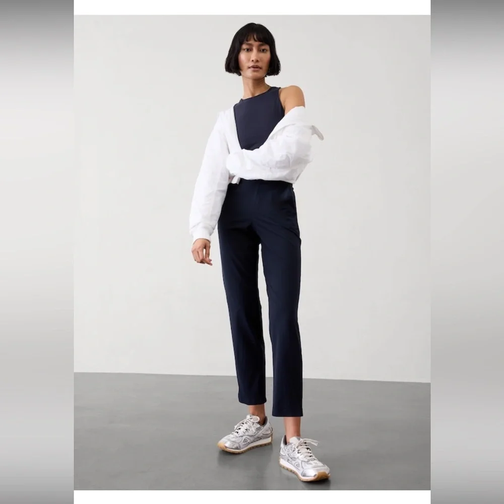 Brooklyn Ankle Pants in Navy - Picture 4 of 12